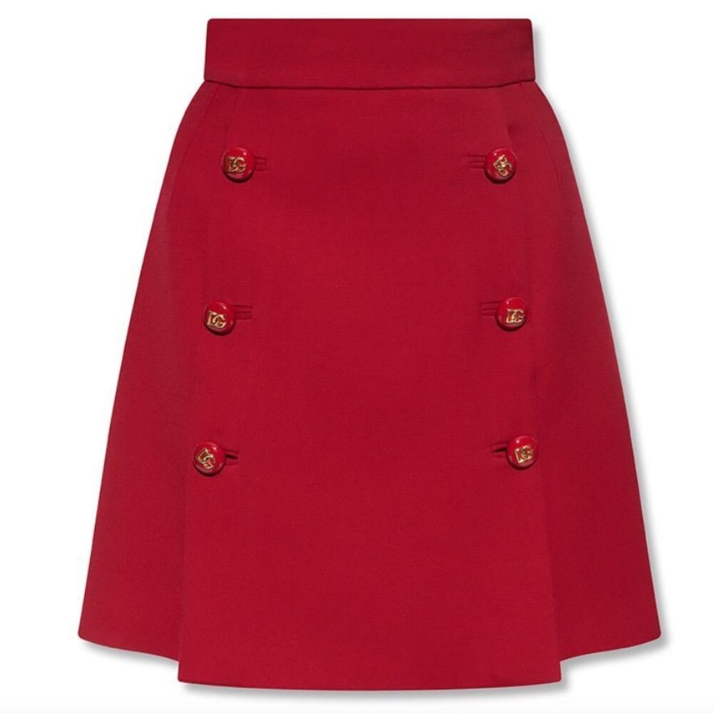Dolce & Gabbana Red Skirt
